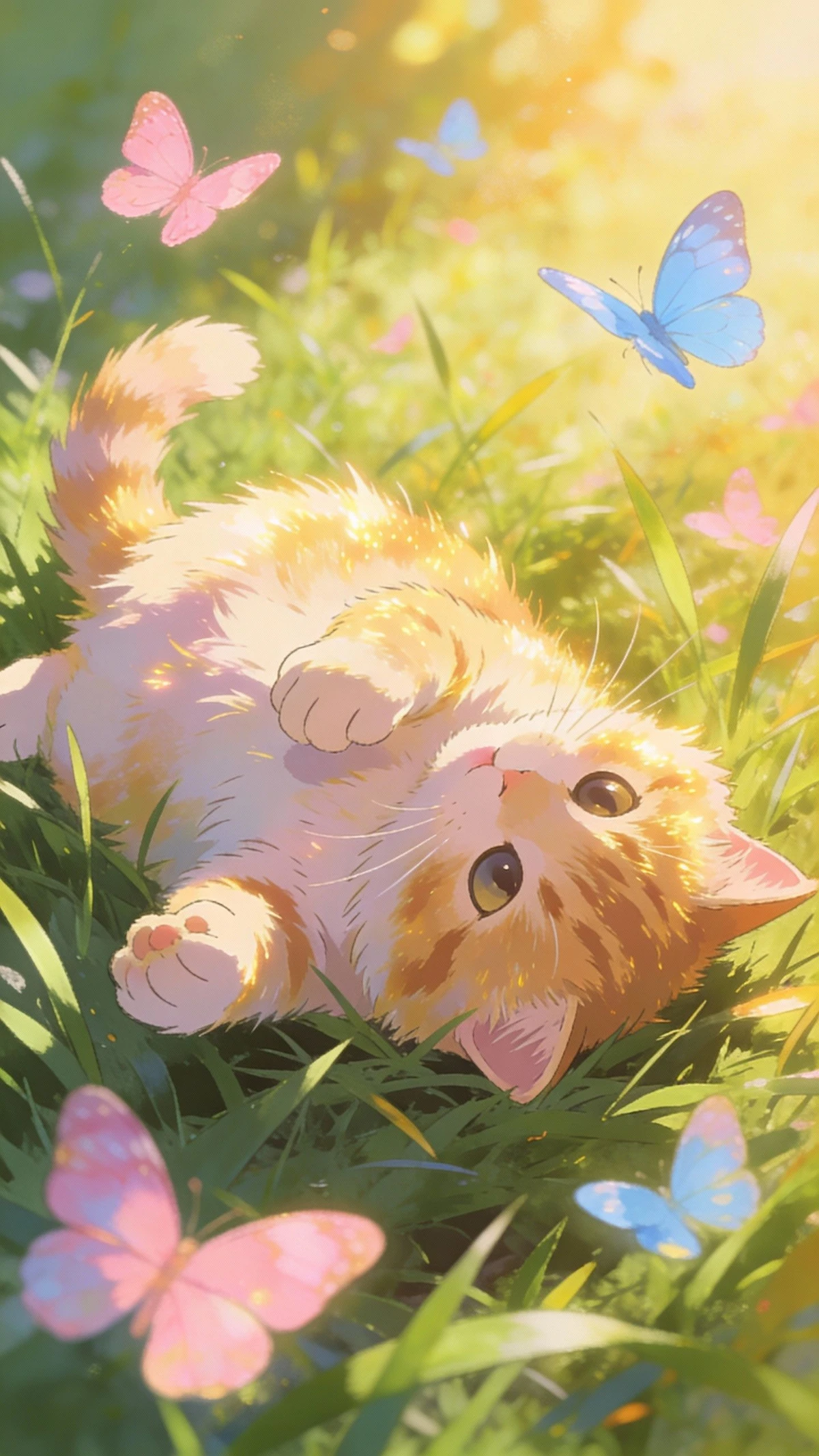 萌系插画即梦生成示例1