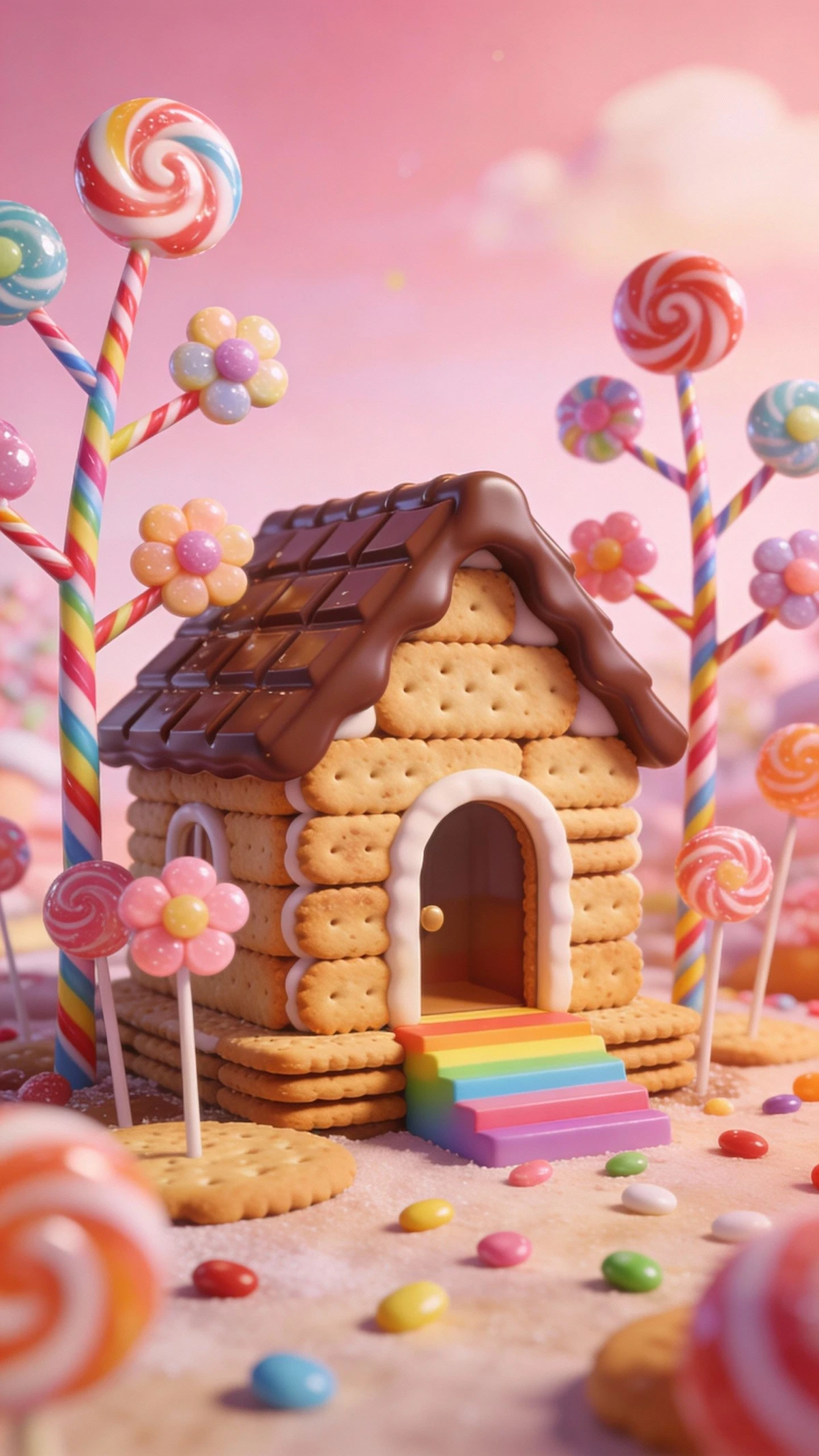 萌系插画即梦生成示例1