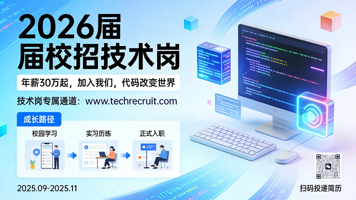 校招海报示例1