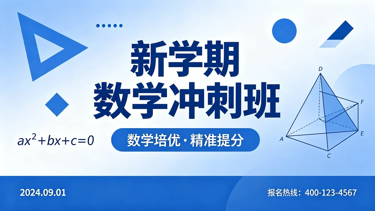 课程海报示例1