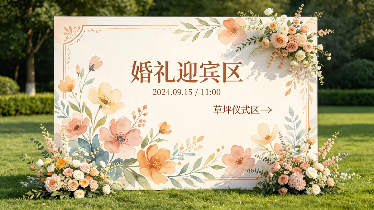 婚礼布置示例1