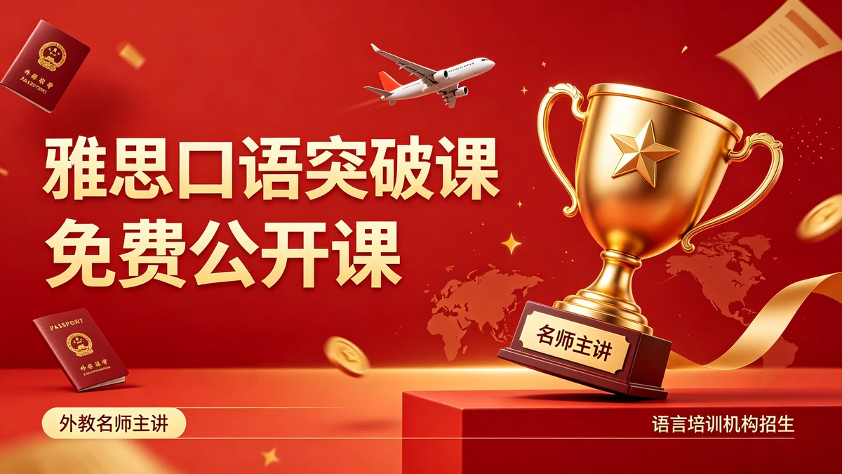 公开课海报示例1