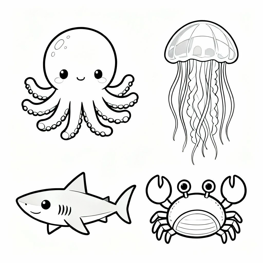 动物风格线稿生成示例1