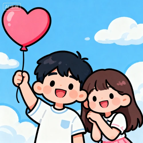 卡通风格情头生成示例1