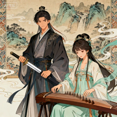 动漫风格情头生成示例1