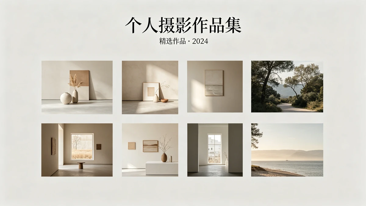 个人作品海报示例1