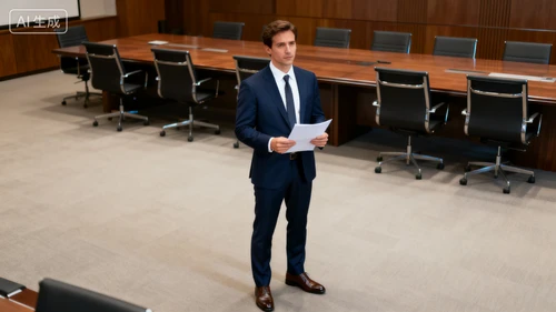 商务风格模特生成示例1