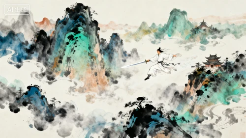 古风风格封面生成示例1