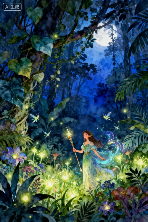 奇幻风格封面生成示例1