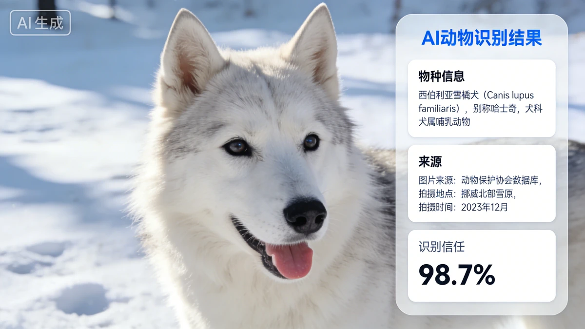 动物网图识别示例1