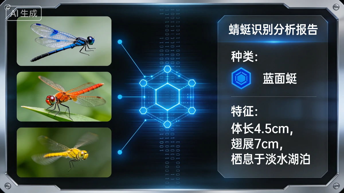 蜻蜓识别示例1