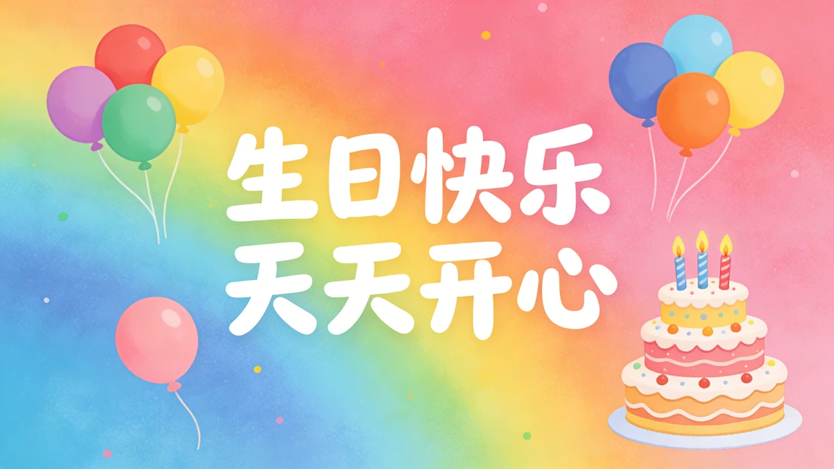 生日贺卡示例1