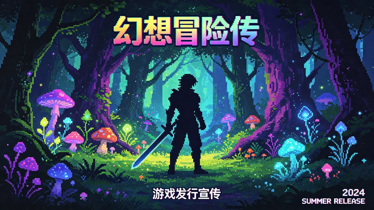 16位像素海报示例1