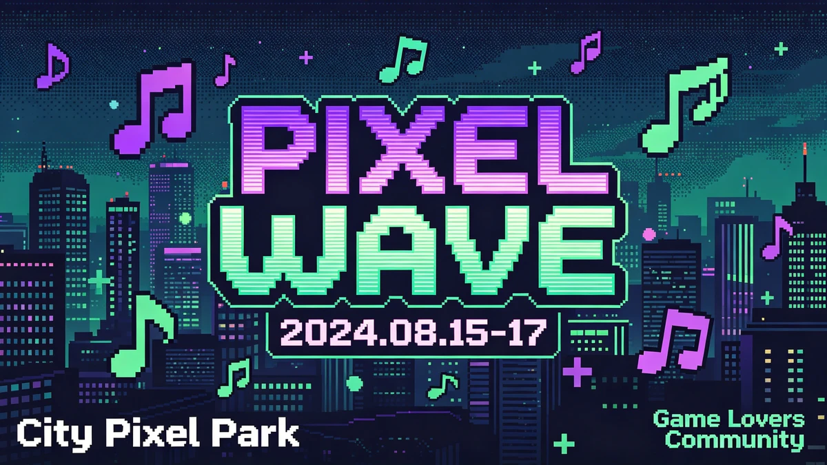 8位像素海报示例1