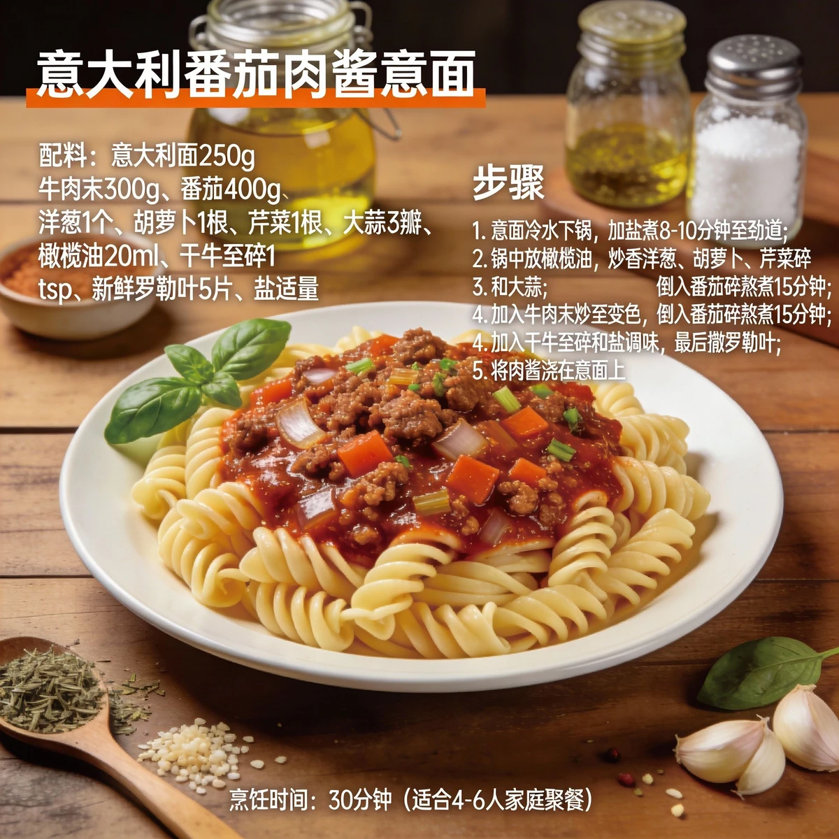 西式料理菜谱生成示例1