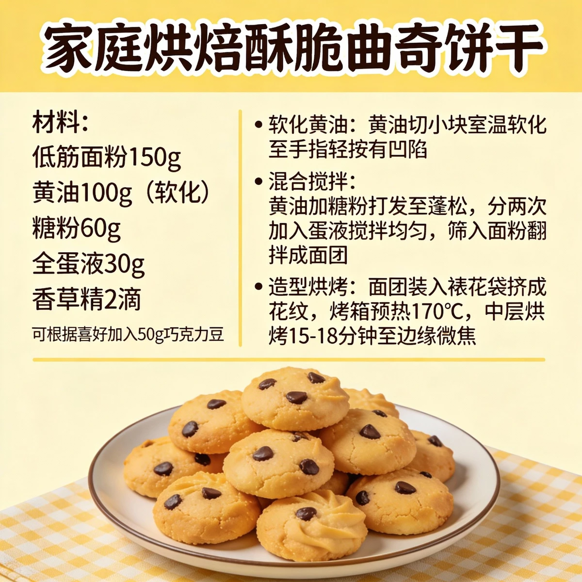 甜点糕点菜谱生成示例1