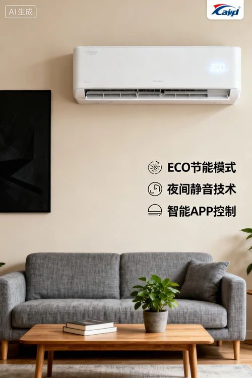 AI智能设计空调海报生成示例1