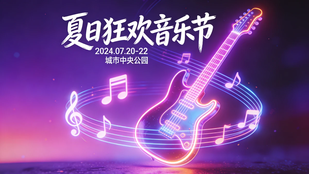 活动宣传海报示例1