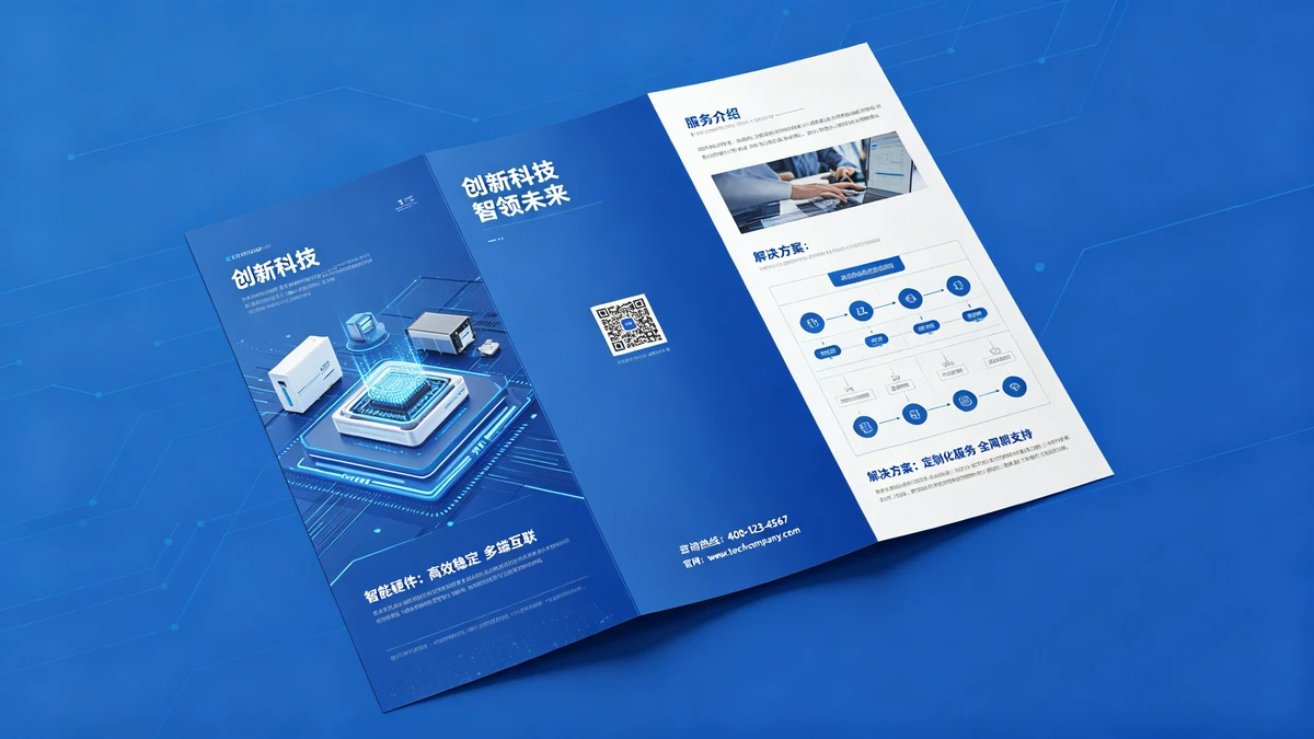 商业折页示例1