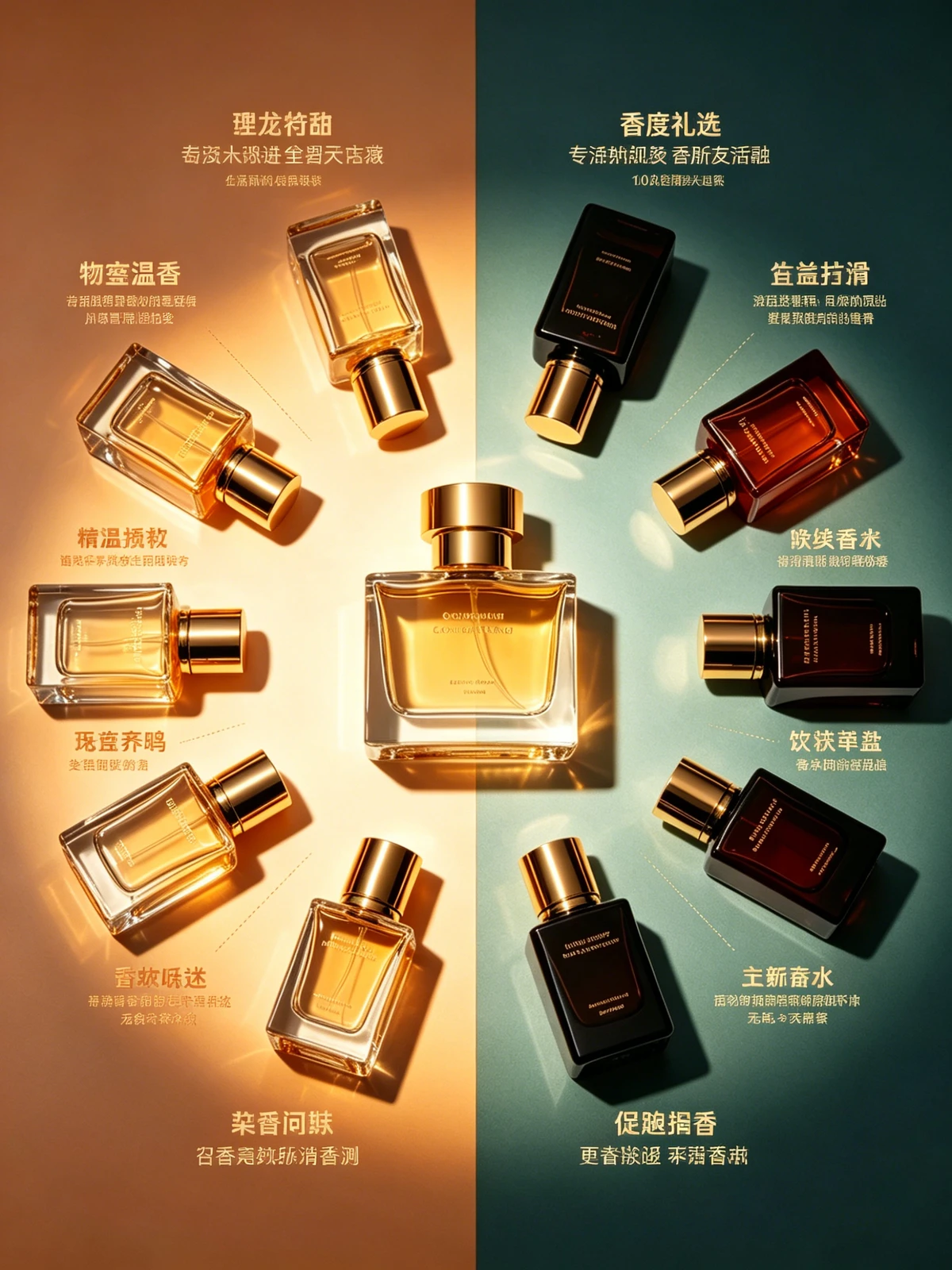 多产品代言生成前示例图像