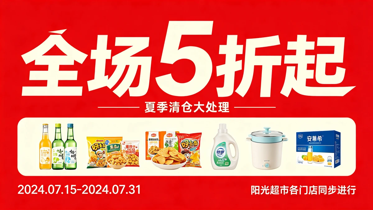 门店促销宣传单示例1