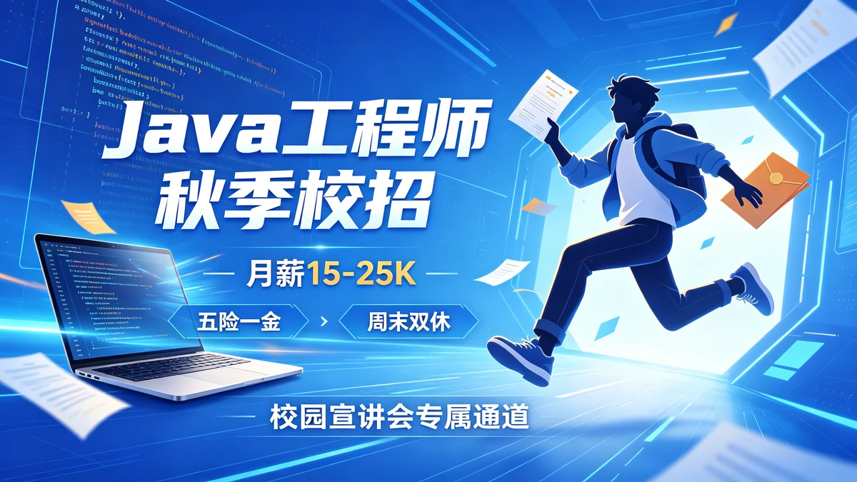 校招海报示例1