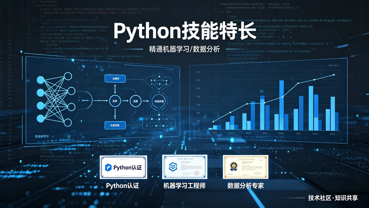 技能特长海报示例1