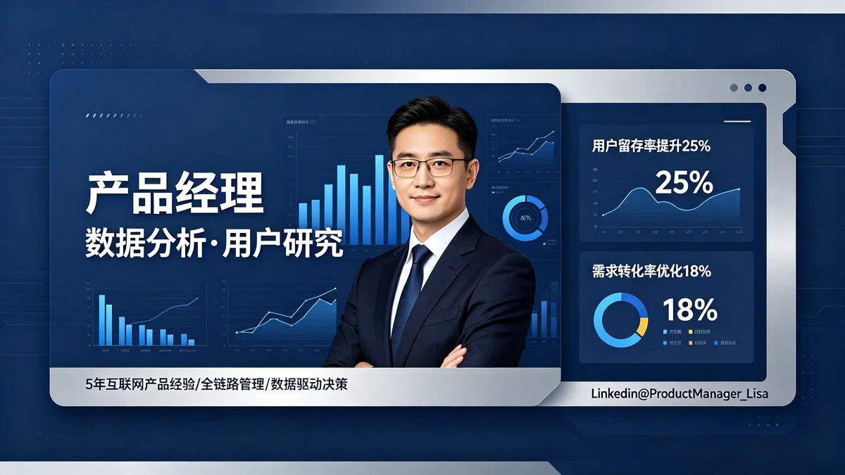 个人展示海报示例1