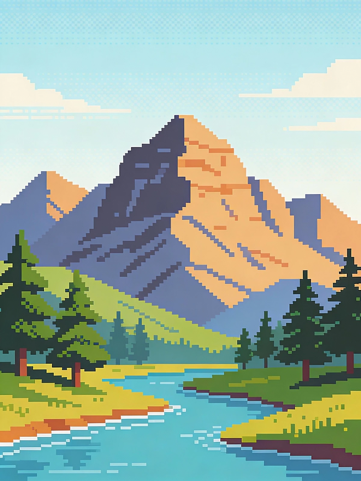 像素风格画作生成示例1