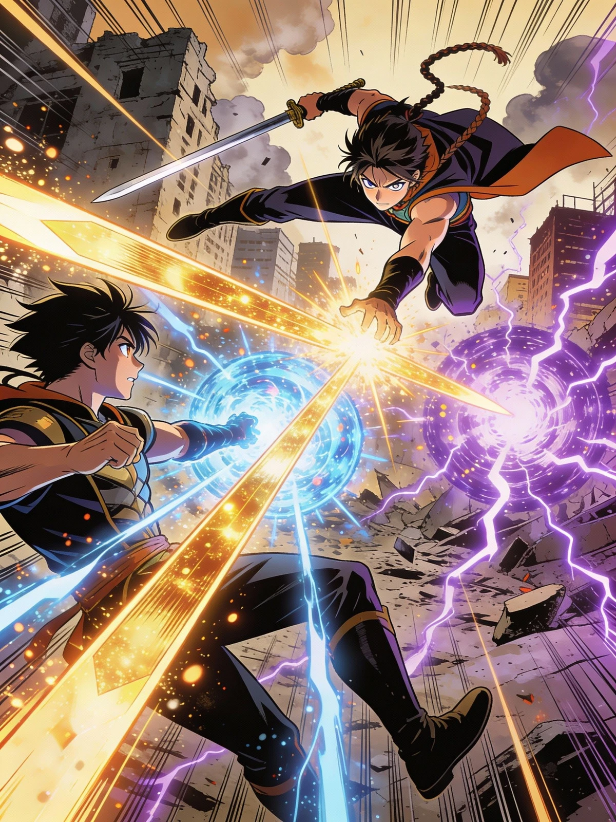 动漫风格画作生成示例1