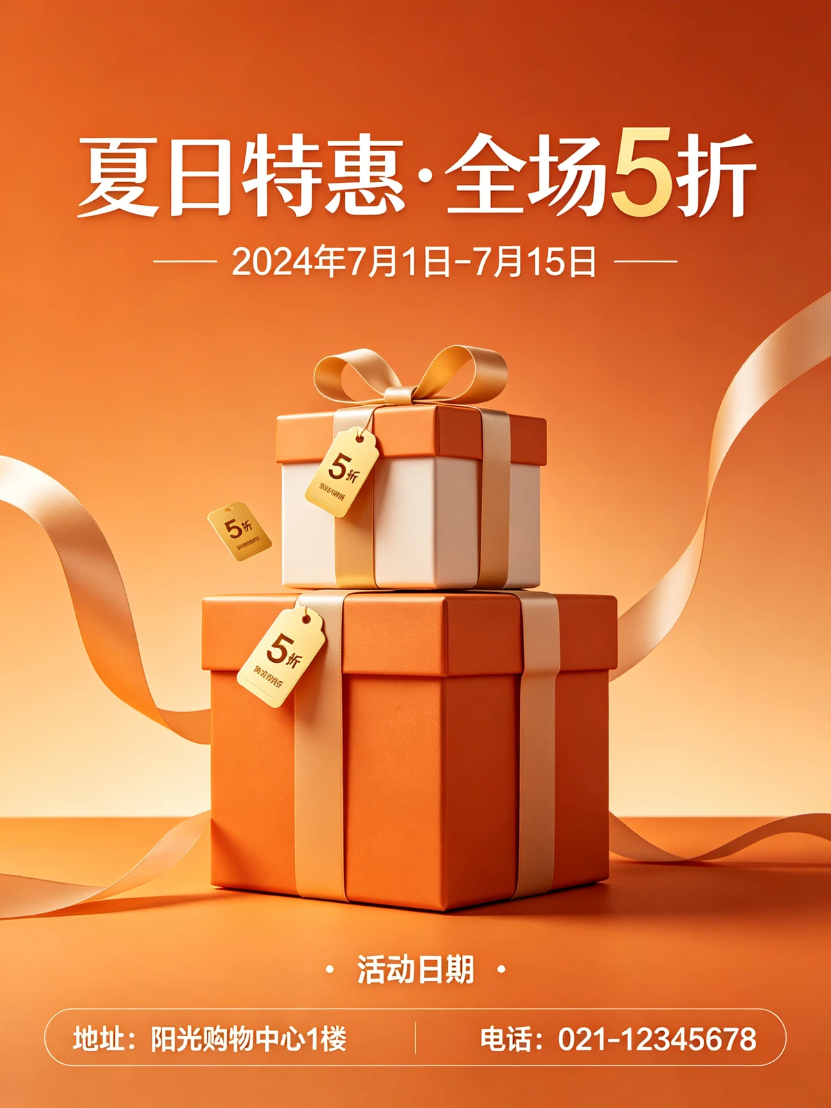 海报无痕改字前示例图像
