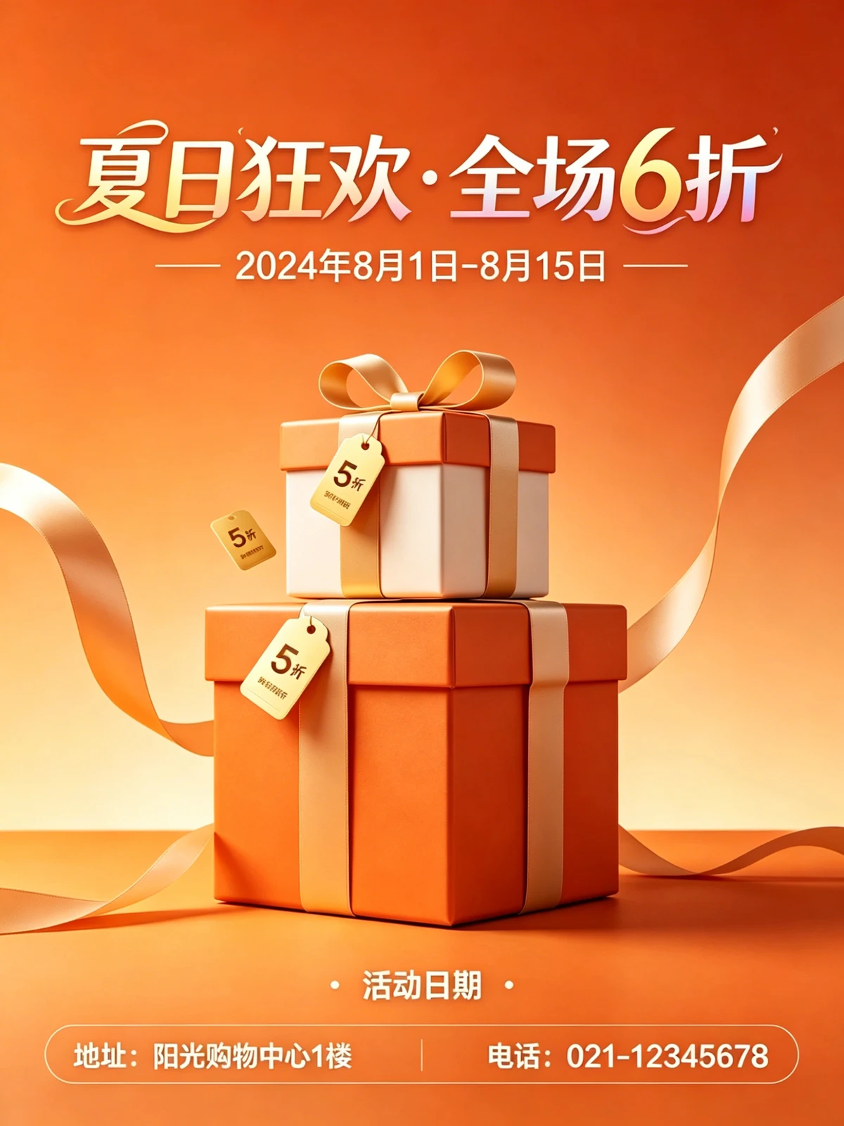 海报无痕改字前示例图像