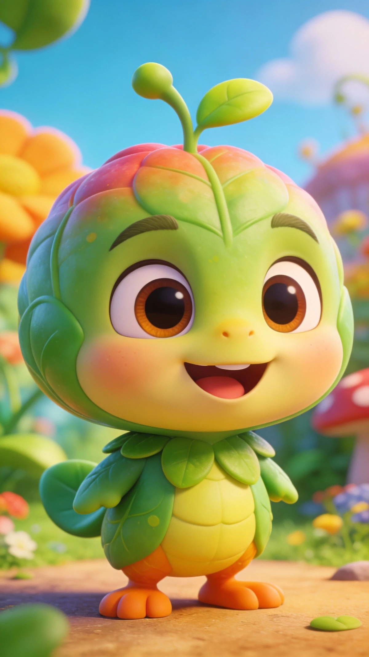 Seedream卡通生成前示例图片