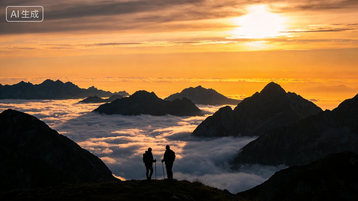 旅行风格配图生成示例1