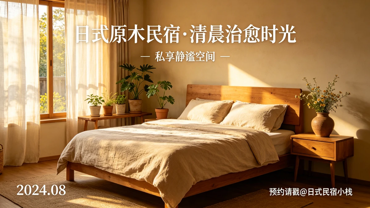 民宿场景海报示例1