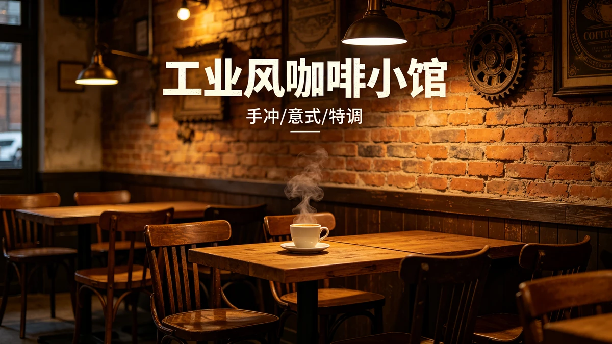 餐饮空间海报示例1