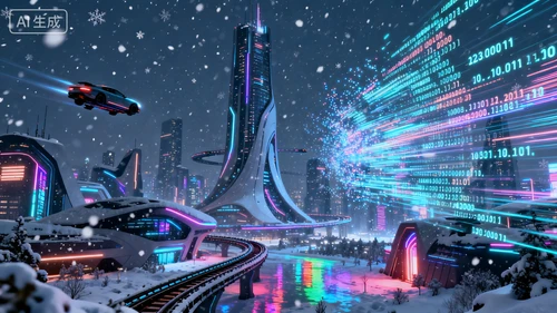 科幻风格相似图生成案例 - 赛博朋克原图