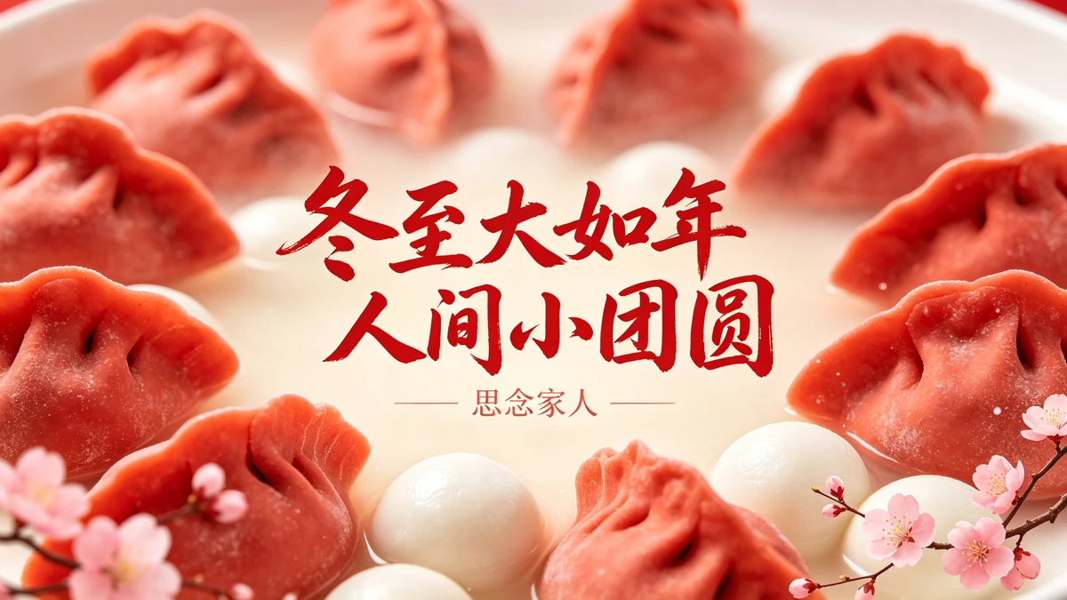 冬季节气贺卡示例1