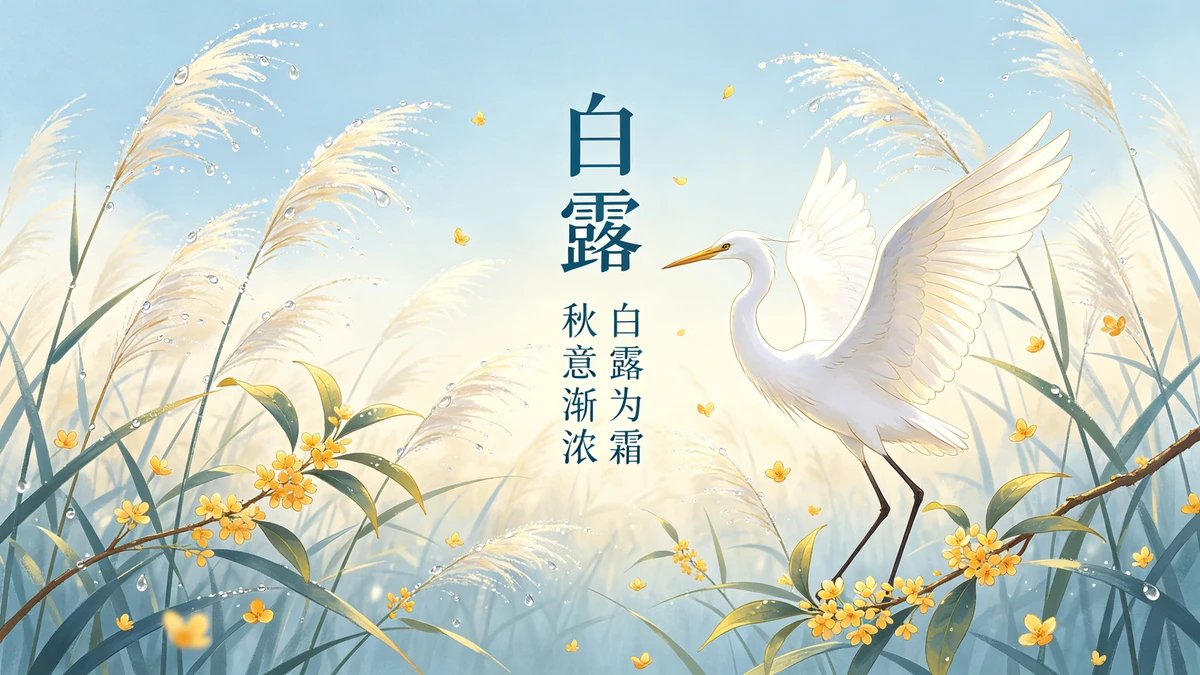 秋季节气贺卡示例1