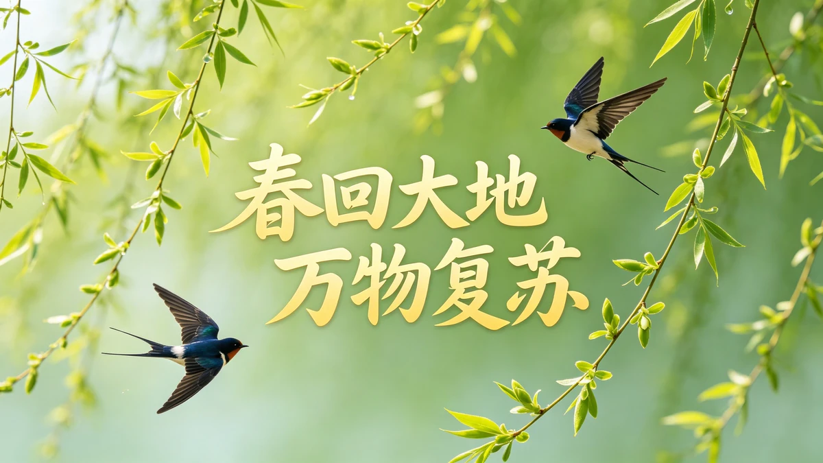 春季节气贺卡示例1