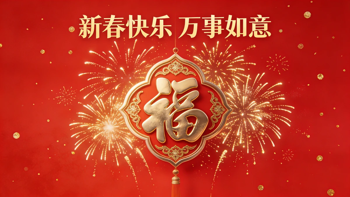 新春祝福春节贺卡示例1