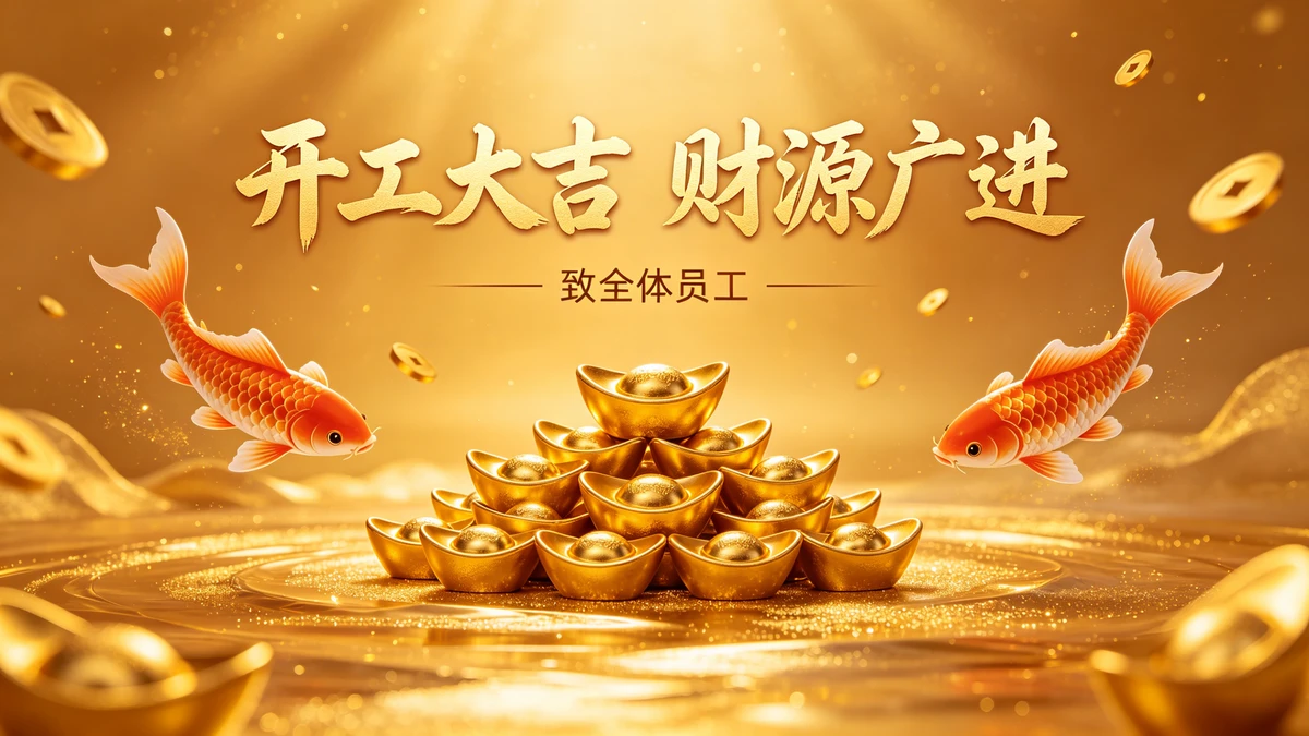 开工贺卡示例1