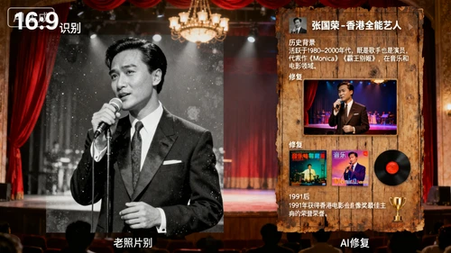 老照片明星识别示例1