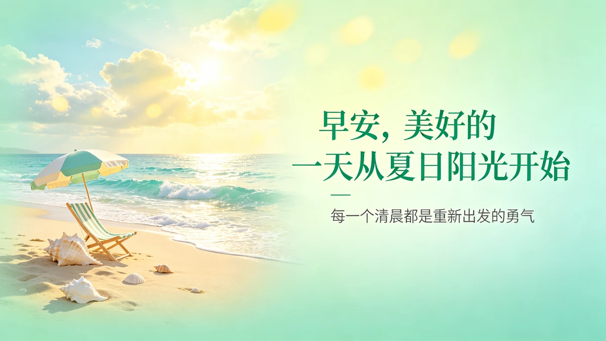 早安日签示例1