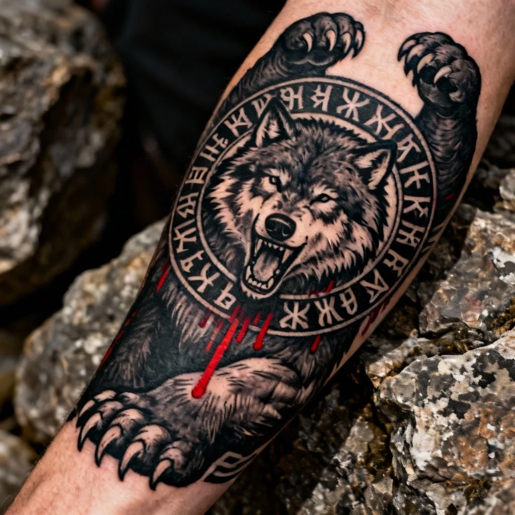 图腾风格纹身图案示例1