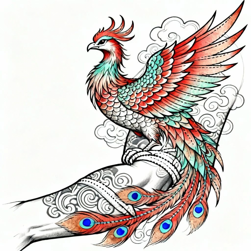 传统风格纹身图案示例1