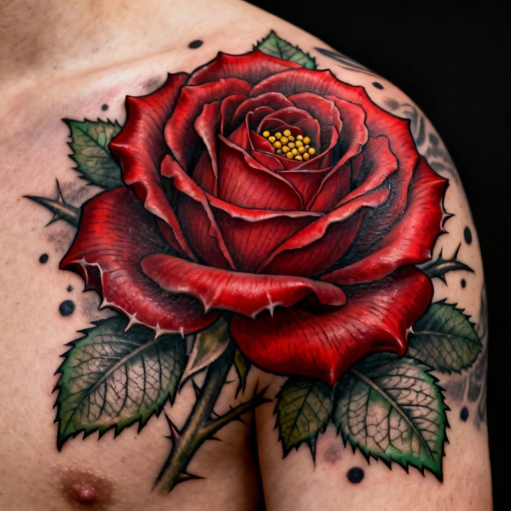 写实风格纹身图案示例1