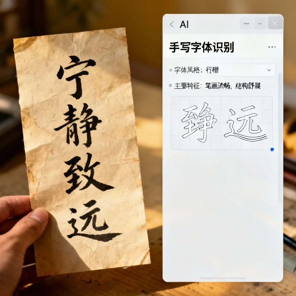 手写体提取示例1