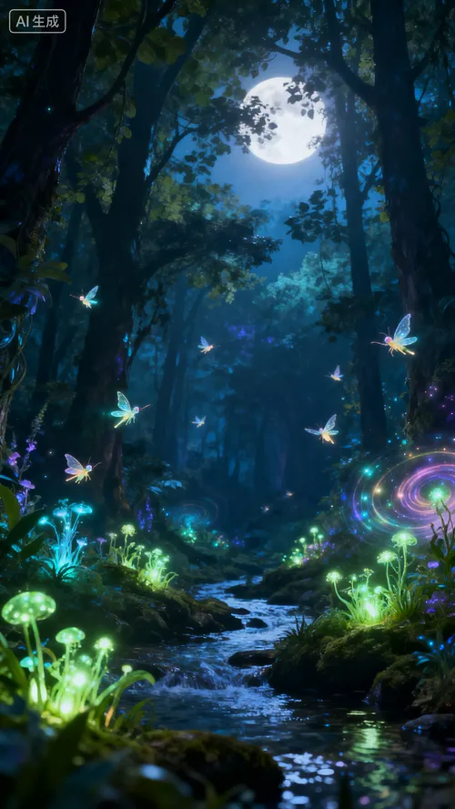 奇幻风格壁纸生成示例1