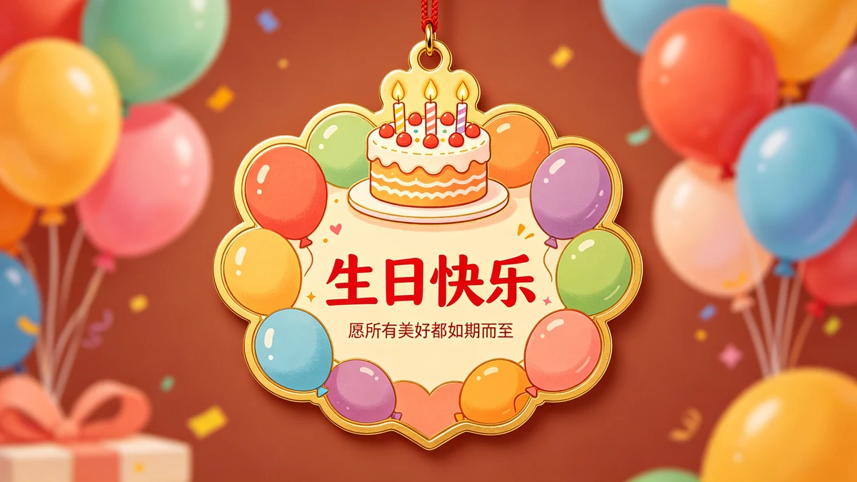 祝福挂件示例1